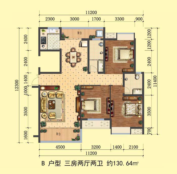 桃源幸福公园B户型