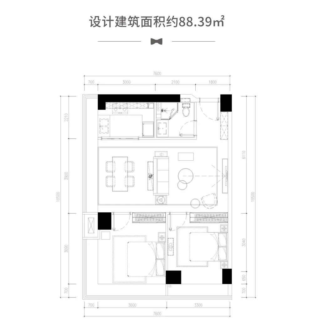 益阳宝基广场L户型