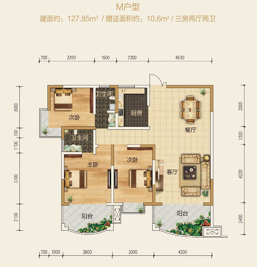 衡阳国泰城M户型