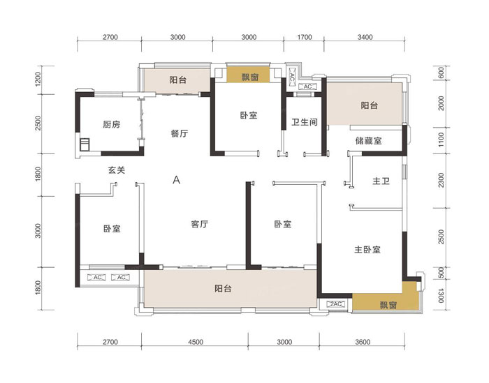 衡阳梧桐庄园GA户型