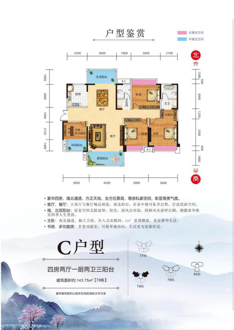 郴州锦泰山水缘四期C户型