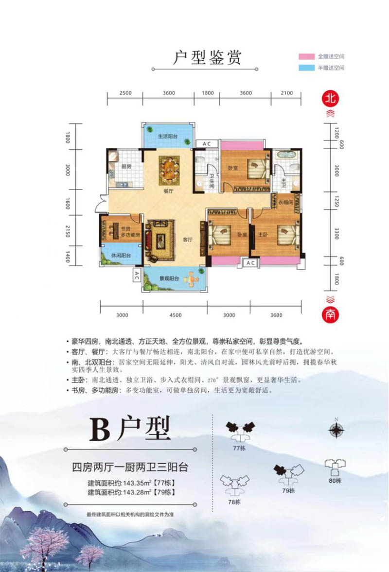 郴州锦泰山水缘四期B户型