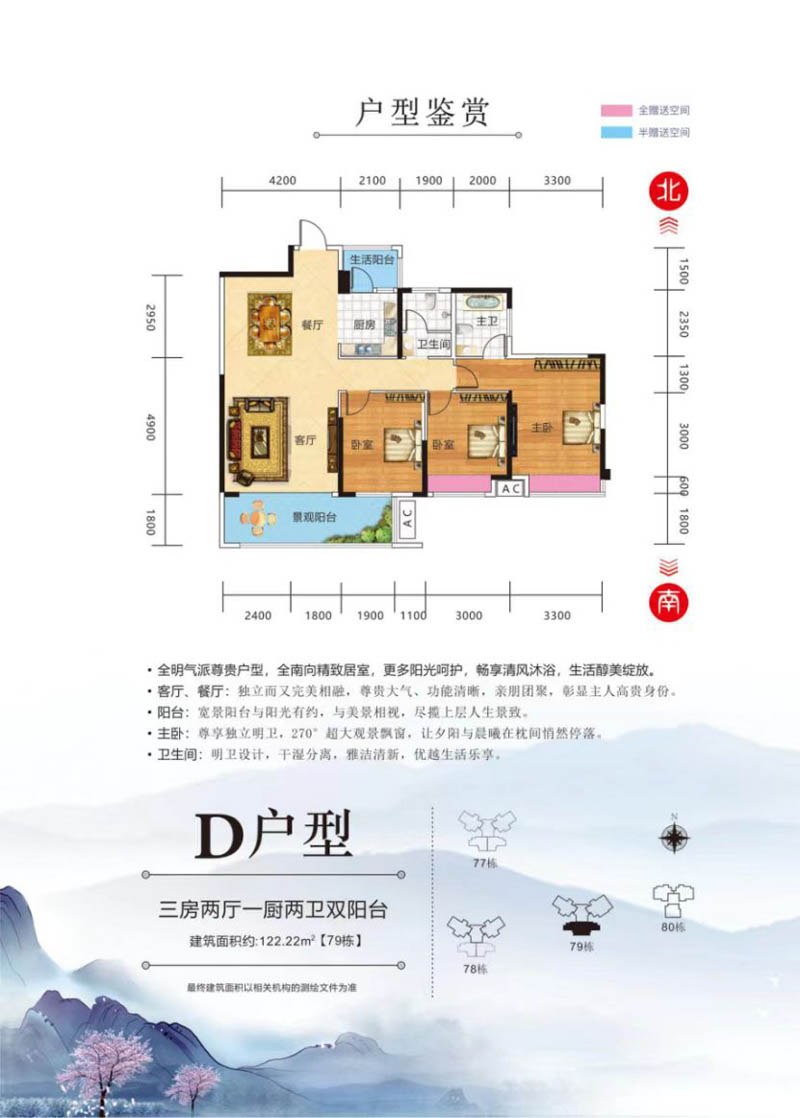 郴州锦泰山水缘四期D户型